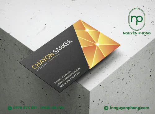 Thiết kế phiếu bảo hành tích hợp name card ở mặt trước